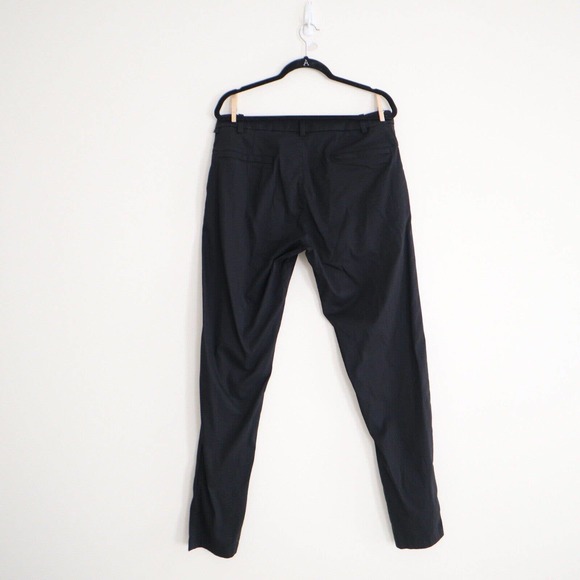 Lululemon Men's 34 Commission Pant Classic Swift Cotton M5440S Black - Picture 8 of 11